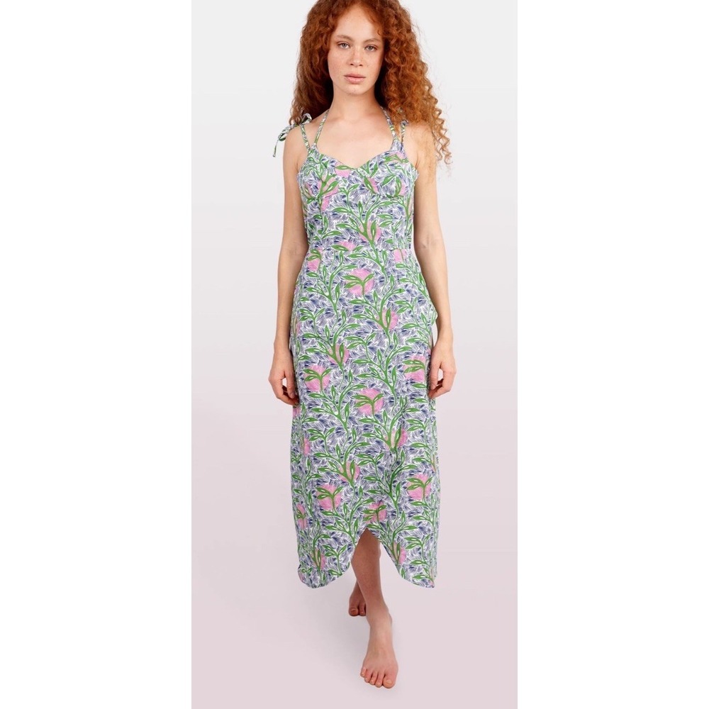 Liberty & Justice The Yuku Summer Dress Floral Maxi- Women's Size Medium